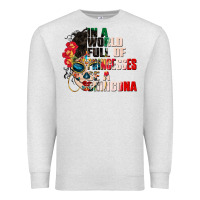 Oatmeal Heather in a world full of princesses be a chingona Premium Sweatshirt - CTS Tumbler Store