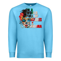 Ocean Blue in a world full of princesses be a chingona Premium Sweatshirt - CTS Tumbler Store