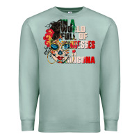 Seafoam in a world full of princesses be a chingona Premium Sweatshirt - CTS Tumbler Store