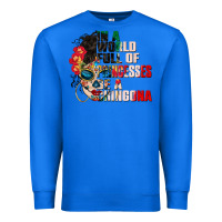 True Royal in a world full of princesses be a chingona Premium Sweatshirt - CTS Tumbler Store