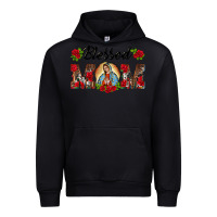 Black blessed mom lady of guadalupe Urban Hoodie - BarkalooDesign