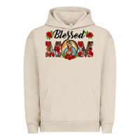 Pigment French Oak blessed mom lady of guadalupe Urban Hoodie - BarkalooDesign