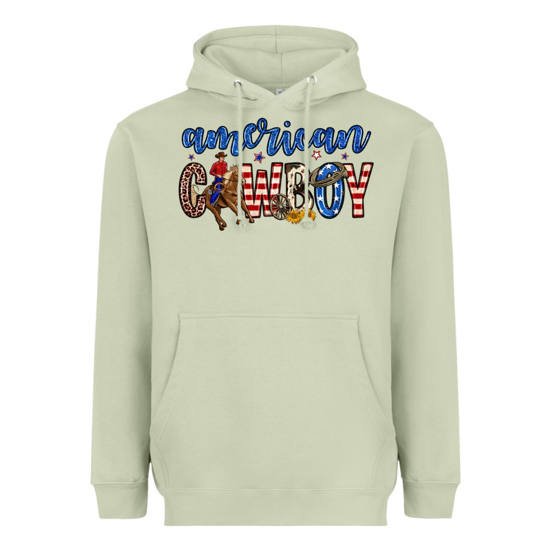 American Cowboy Heavyweight Hoodie by Zillion Design Studio | Teevron