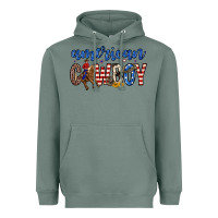 Sage American cowboy Heavyweight Hoodie - Zillion Design Studio