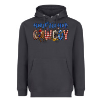 Smoke American cowboy Heavyweight Hoodie - Zillion Design Studio