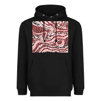 Black pinky leopard and cowhide valentine's day Heavyweight Hoodie - RanaPortraitStore