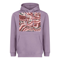 Lavender pinky leopard and cowhide valentine's day Heavyweight Hoodie - RanaPortraitStore