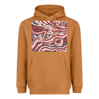 Meerkat pinky leopard and cowhide valentine's day Heavyweight Hoodie - RanaPortraitStore