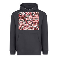 Pinky Leopard And Cowhide Valentine's Day Heavyweight Hoodie | Teevron