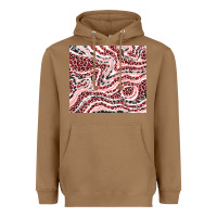Toasted Coconut pinky leopard and cowhide valentine's day Heavyweight Hoodie - RanaPortraitStore