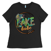 Black lake babe Ladies Tee - BarkalooDesign
