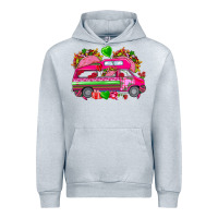 Heather Grey valentines day tacos truck Urban Hoodie - NancyCooperArtShop