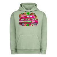 Pigment Oil Green valentines day tacos truck Urban Hoodie - NancyCooperArtShop