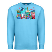 Ocean Blue turtle coffee cups Premium Sweatshirt - Zillion Design Studio