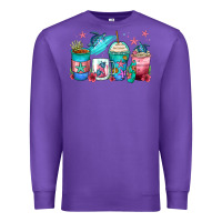 Purple turtle coffee cups Premium Sweatshirt - Zillion Design Studio