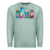 Seafoam turtle coffee cups Premium Sweatshirt - Zillion Design Studio