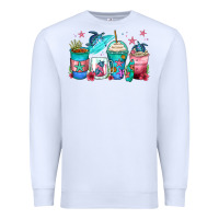 White turtle coffee cups Premium Sweatshirt - Zillion Design Studio