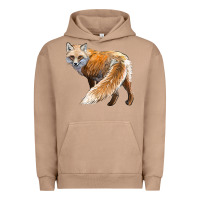 Pigment Burro Red Fox Urban Hoodie - LillyAllenDesigns