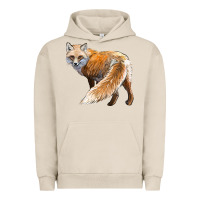 Pigment French Oak Red Fox Urban Hoodie - LillyAllenDesigns