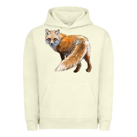 Pigment Pistachio Red Fox Urban Hoodie - LillyAllenDesigns