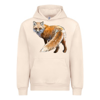 Sandshell Red Fox Urban Hoodie - LillyAllenDesigns