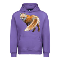 Tulip Red Fox Urban Hoodie - LillyAllenDesigns
