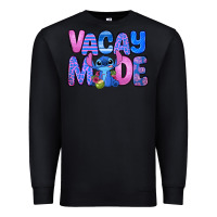Black vacay mode stitch Premium Sweatshirt - Zillion Design Studio