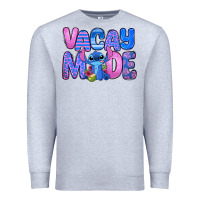 Heather Grey vacay mode stitch Premium Sweatshirt - Zillion Design Studio