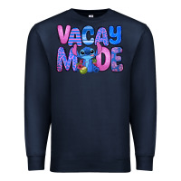 Navy vacay mode stitch Premium Sweatshirt - Zillion Design Studio
