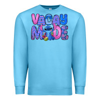 Ocean Blue vacay mode stitch Premium Sweatshirt - Zillion Design Studio