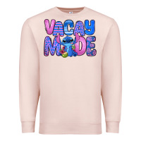 Pale Pink vacay mode stitch Premium Sweatshirt - Zillion Design Studio