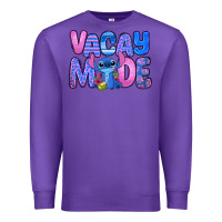 Purple vacay mode stitch Premium Sweatshirt - Zillion Design Studio