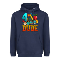 Navy 4th grade dude Heavyweight Hoodie - texasbilliewilder