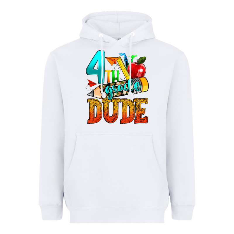 4th Grade Dude Heavyweight Hoodie by texasbilliewilder | Teevron