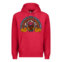 Cardinal saddle sunflower horseshoe rainbow Premium Hoodie - Artiststas