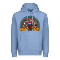 Colony Blue saddle sunflower horseshoe rainbow Premium Hoodie - Artiststas