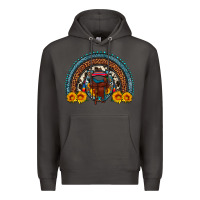 Smoke saddle sunflower horseshoe rainbow Premium Hoodie - Artiststas