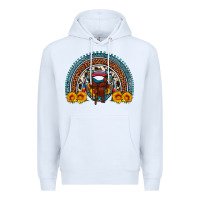 White saddle sunflower horseshoe rainbow Premium Hoodie - Artiststas