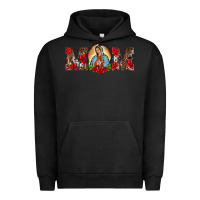 Pigment Black mom lady of guadalupe Urban Hoodie - BarkalooDesign