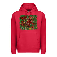 Cardinal christmas background Premium Hoodie - RanaPortraitStore