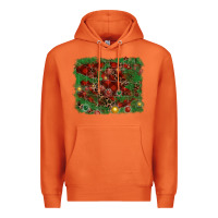 Carrot christmas background Premium Hoodie - RanaPortraitStore