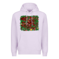 Lilac christmas background Premium Hoodie - RanaPortraitStore