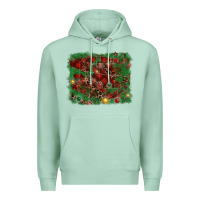 Seafoam christmas background Premium Hoodie - RanaPortraitStore