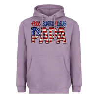 Lavender all American papa Heavyweight Hoodie - Zillion Design Studio