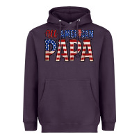 Plum all American papa Heavyweight Hoodie - Zillion Design Studio