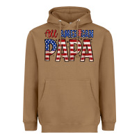 Toasted Coconut all American papa Heavyweight Hoodie - Zillion Design Studio