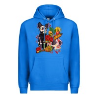 True Royal mexican dead day with skeleton cat Premium Hoodie - AdoDesignShop