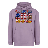 Lavender all american girl Heavyweight Hoodie - Zillion Design Studio