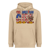Mushroom all american girl Heavyweight Hoodie - Zillion Design Studio