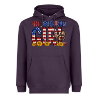Plum all american girl Heavyweight Hoodie - Zillion Design Studio